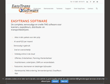 Tablet Screenshot of easytrans.nl